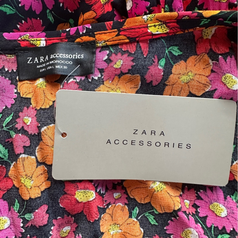Zara Floral Wrap Dress NWT - Picture 4 of 4